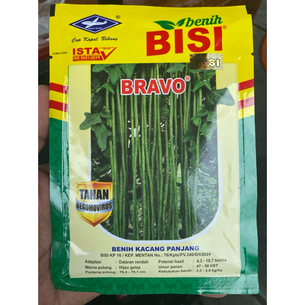 Benih kacang panjang BISI BRAVO 50gr