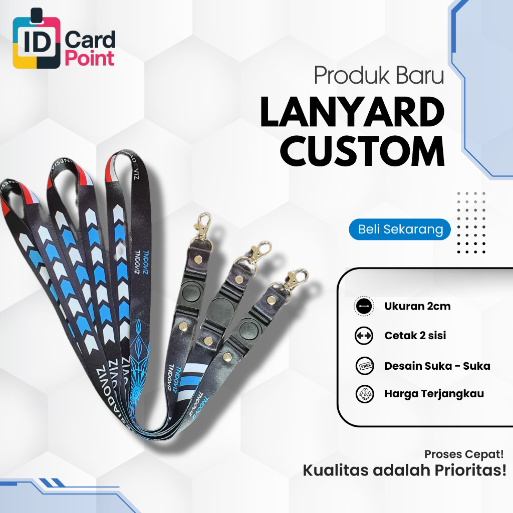 

Custom Lanyard Profesional | Material Berkualitas & Finishing Rapi