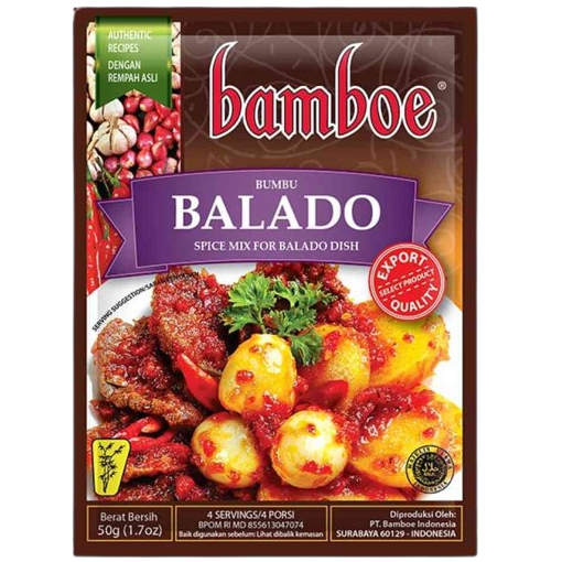 

BAMBOE BUMBU BALADO 50GR 8992735248692