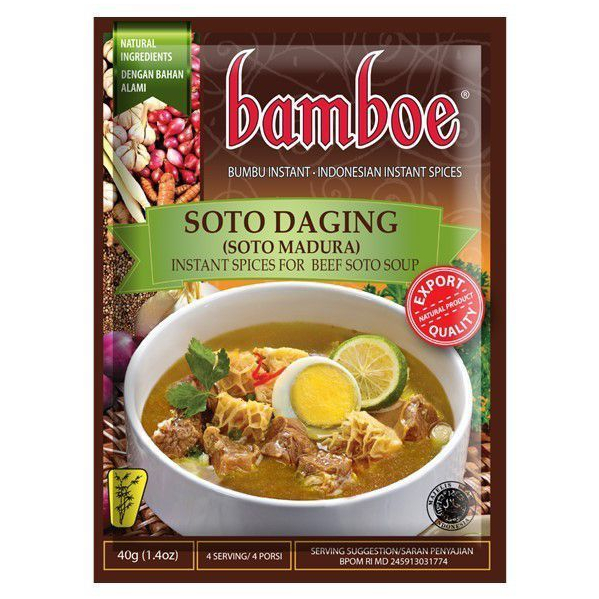 

BAMBOE BUMBU SOTO DAGING(soto madura) 40GR 8992735210071