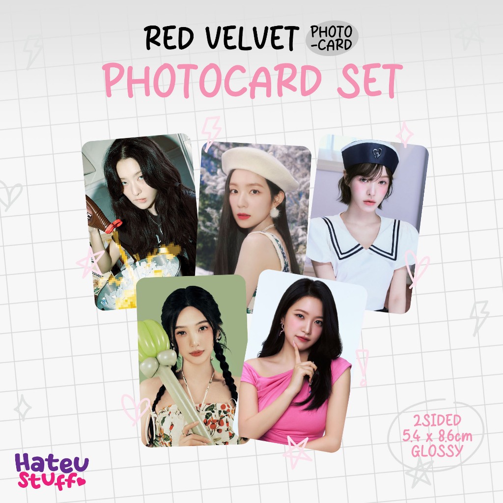 [5pcs] Red Velvet Unofficial Photocard SMTOWN, Happiness, Season Greeting, Cosmic, Birthday, Feel My
