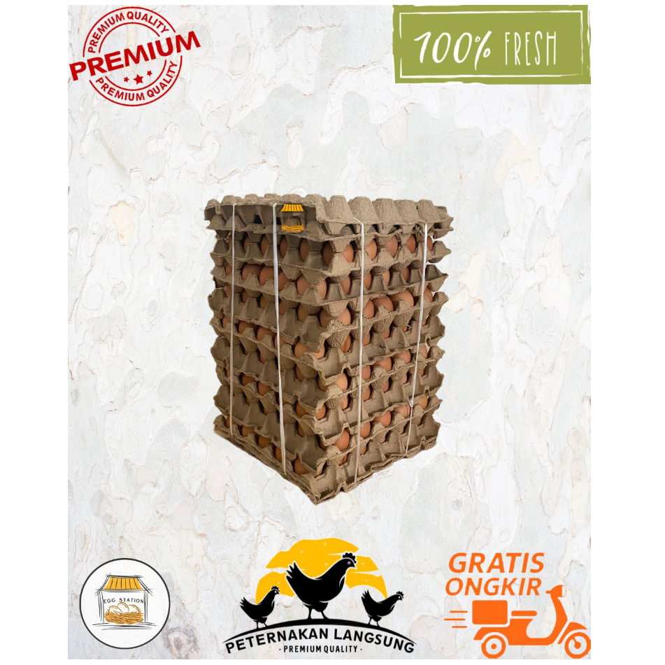 

Telur Ayam Negeri PREMIUM - 15KG FRESH Grade A Bersih Kualitas Terbaik