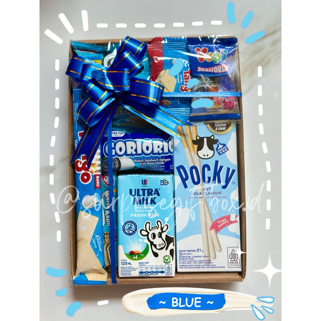

Snack Gift Box/ Hampers Snack Murah/ Hampers Snack/ Kado Pacar/ Hadiah Pacar/ Gift Box/ Parcel Snack/ Snack Lucu/ Hamper Snack