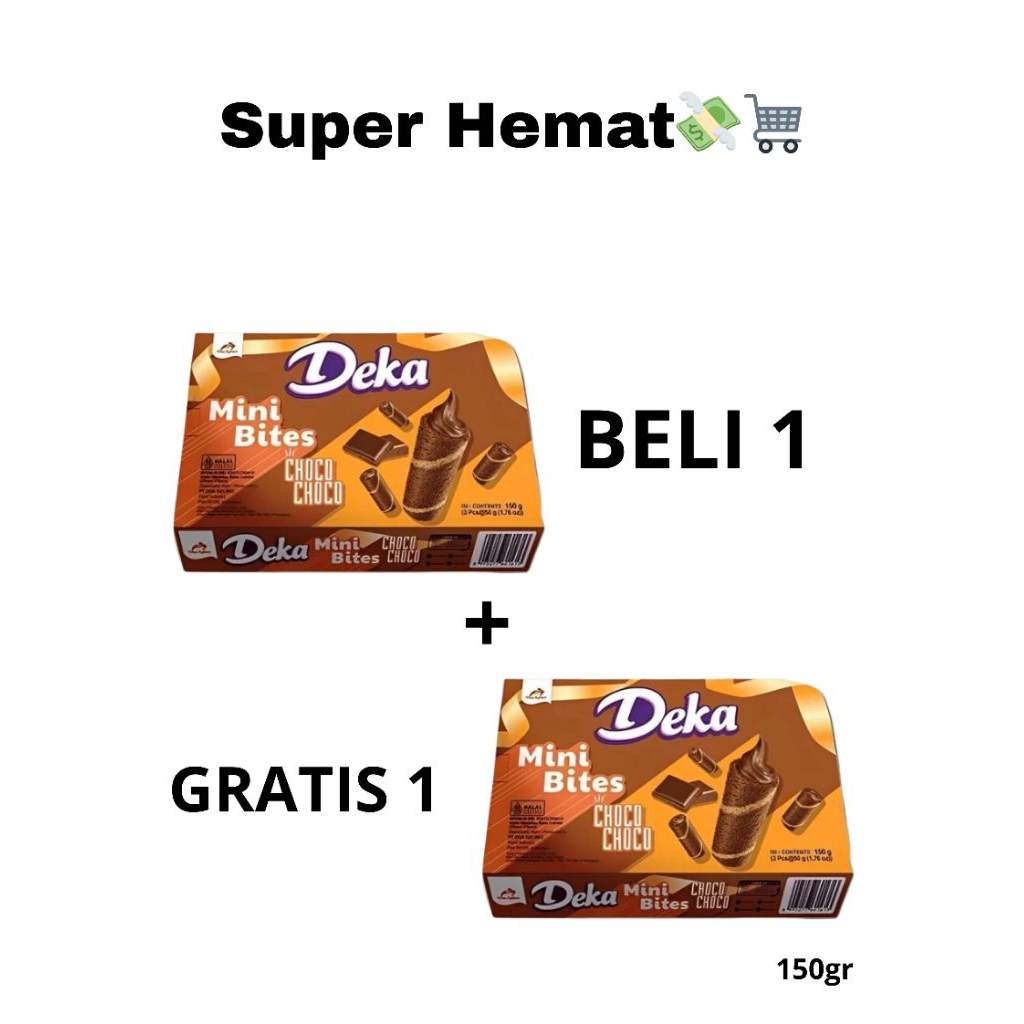 

Deka Mini Bites Choco Choco Beli 1 Gratis 1