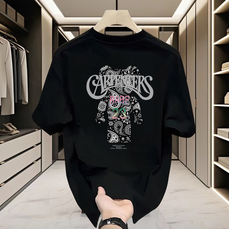 【BARU】 Kaos Pria Katun Berkualitas Tinggi dengan Motif Bearbrick √ Gratis Ongkir