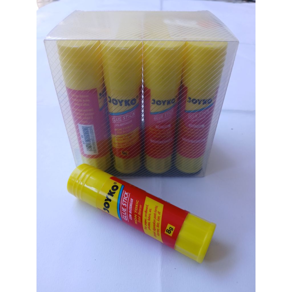 

Glue Stick Merk Joyko 8g. 1 Box Isi 12 Pcs