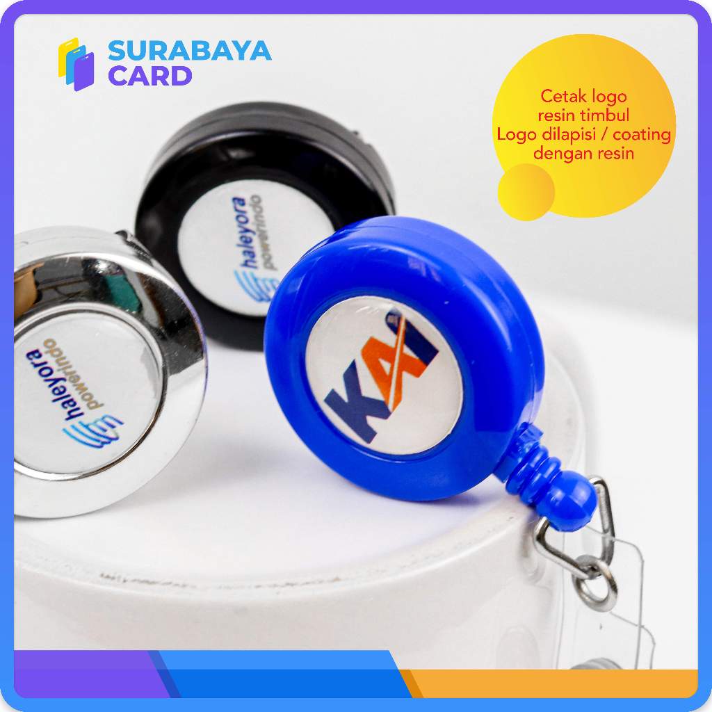 Logo Resin Yoyo stiker logo resin, Cetak Custom