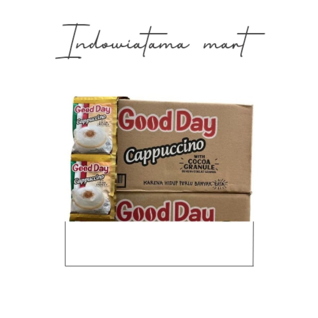 

GOODDAY CAPPUCINO KARTON
