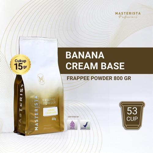 

Bubuk Minuman Banana Frappe Base Masterista 800gr / Bubuk Minuman Rasa Pisang 800gr