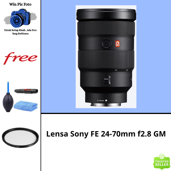 Lensa Sony FE 24-70mm f2.8 GM / Lensa Kamera Sony / Lensa Camera Sony / Lens Kamera Sony / Lens Came