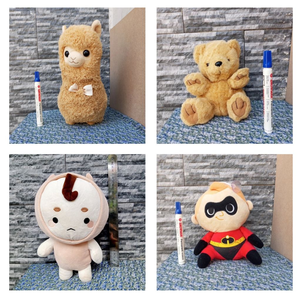 BONEKA PRELOVED ORIGINAL KOREA GOBLIN / THE INCREDIBLE / BONTANG ALPACA / BERUANG TEDDY BEAR