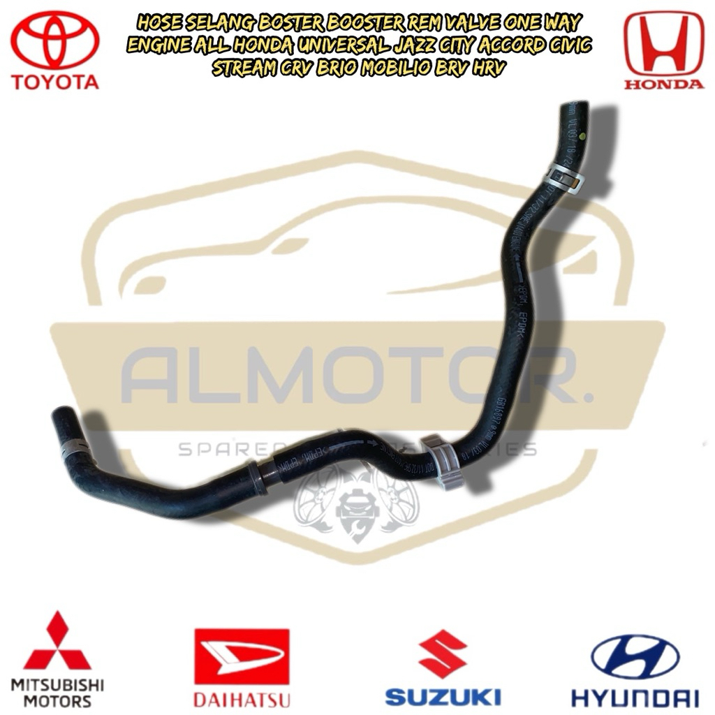 Hose Selang Booster Rem Valve One Way Engine All Mobil Universal