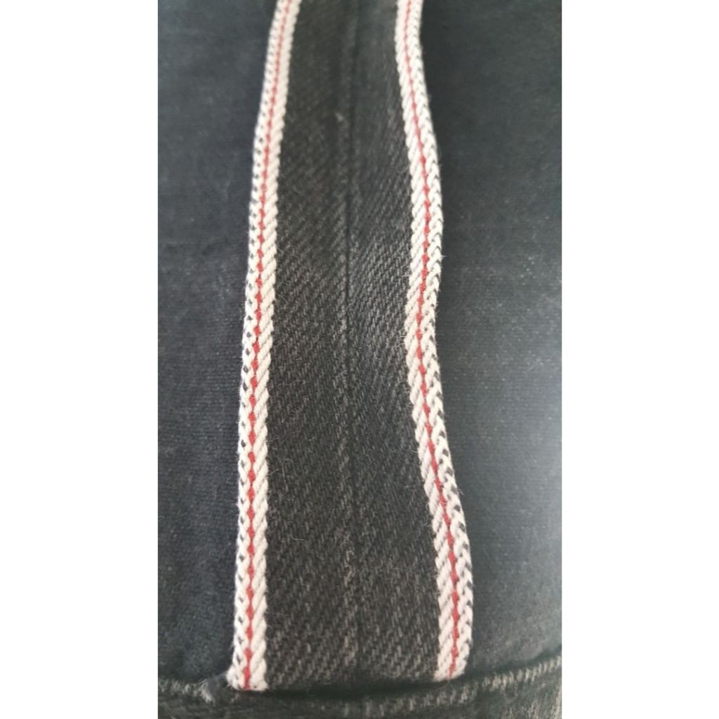 Selvedge Denim 14Oz Black Washed Sz 33