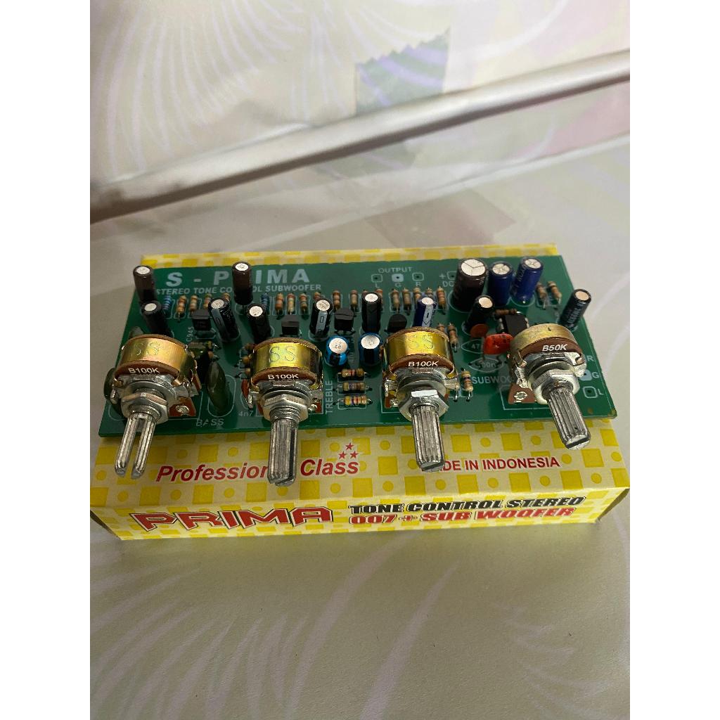 Tone control stereo plus subwofer