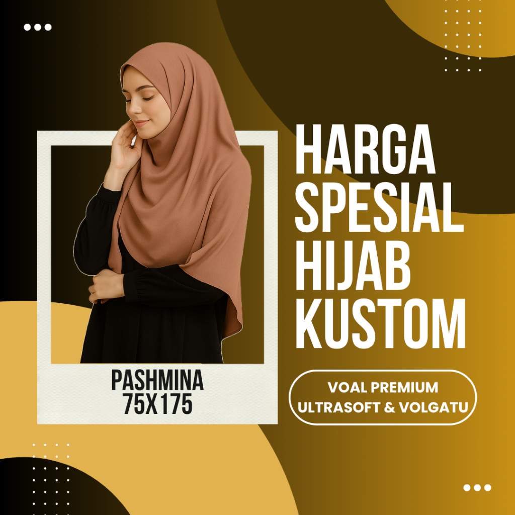 Custom hijab bebas kreasi | printing hijab custom | hijab pashmina| voal sublim |voal premium | Voal