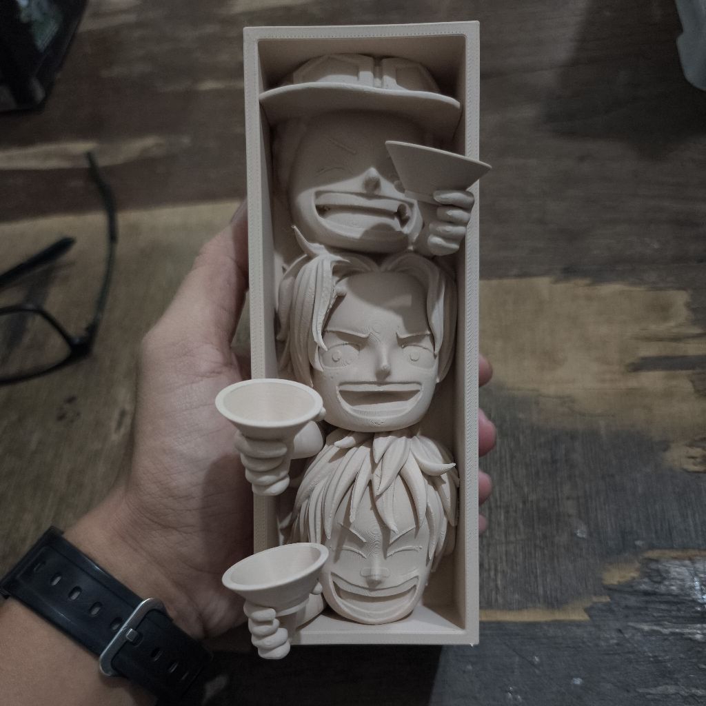 

MERCH ONE PIECE BOOK NOOK PENAHAN BUKU DISPLAY