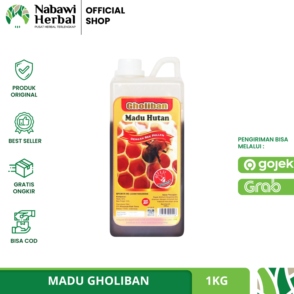 

GHOLIBAN - Madu Hutan Kalimantan 1kg