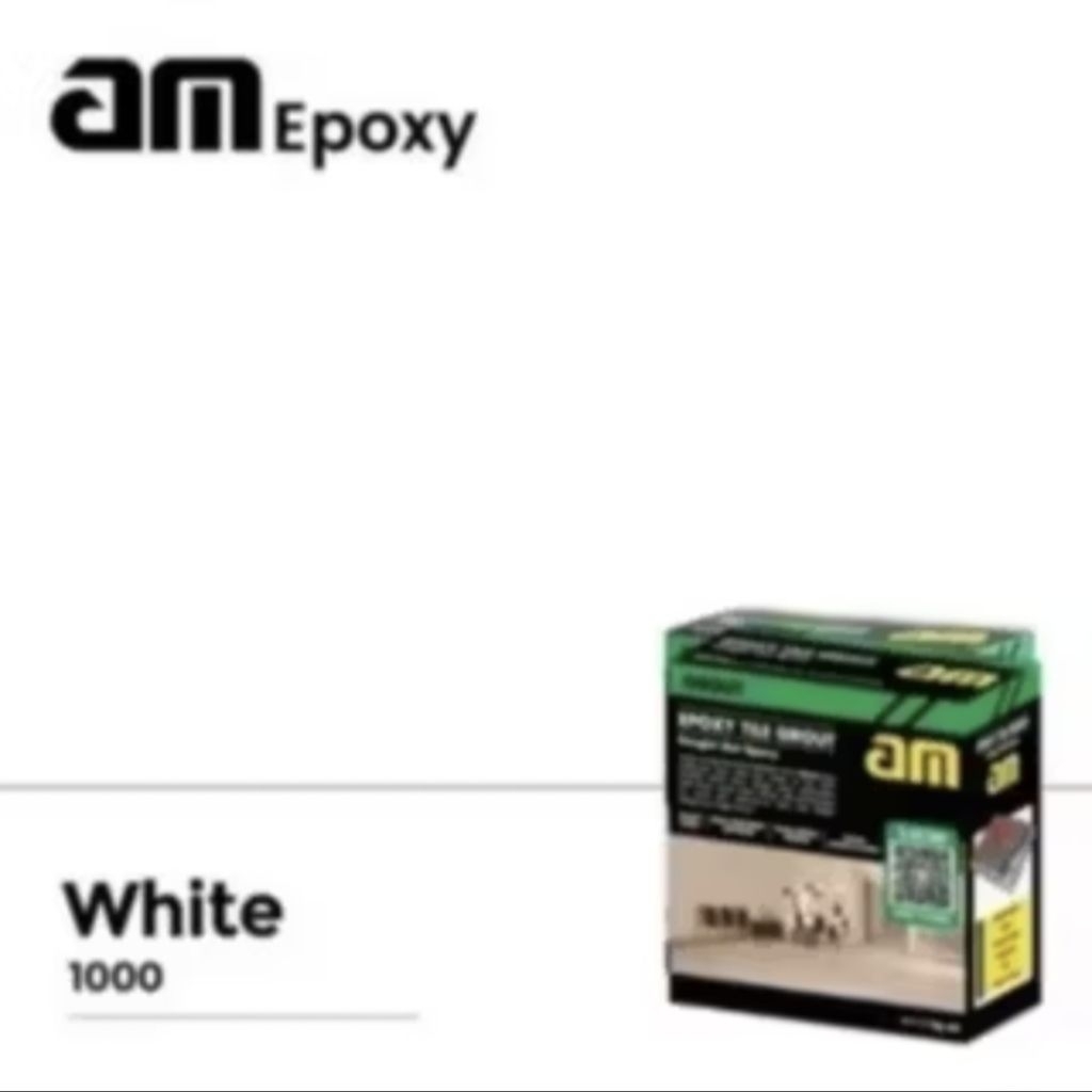 AM 55 Semen Nat Epoxy Tile Grout warna putih/nat keramik kamar mandi/nat keramik kolam TERMURAH