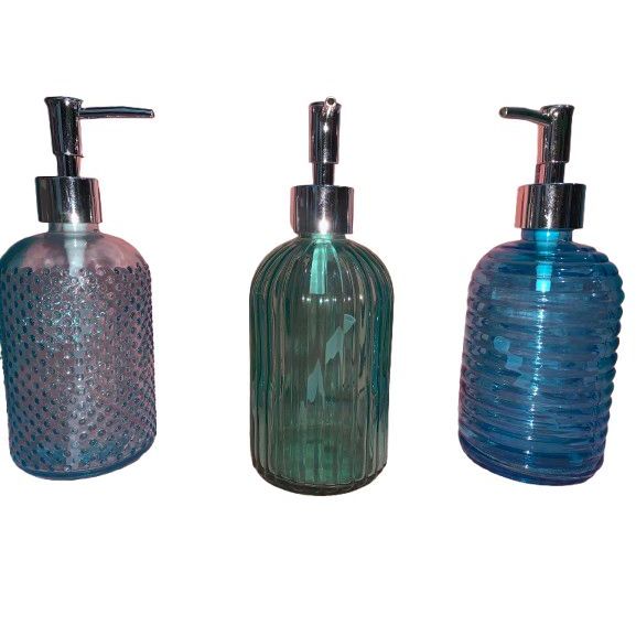 BOTOL SABUN KACA Botol Pump Kaca Sabun Cair Warna