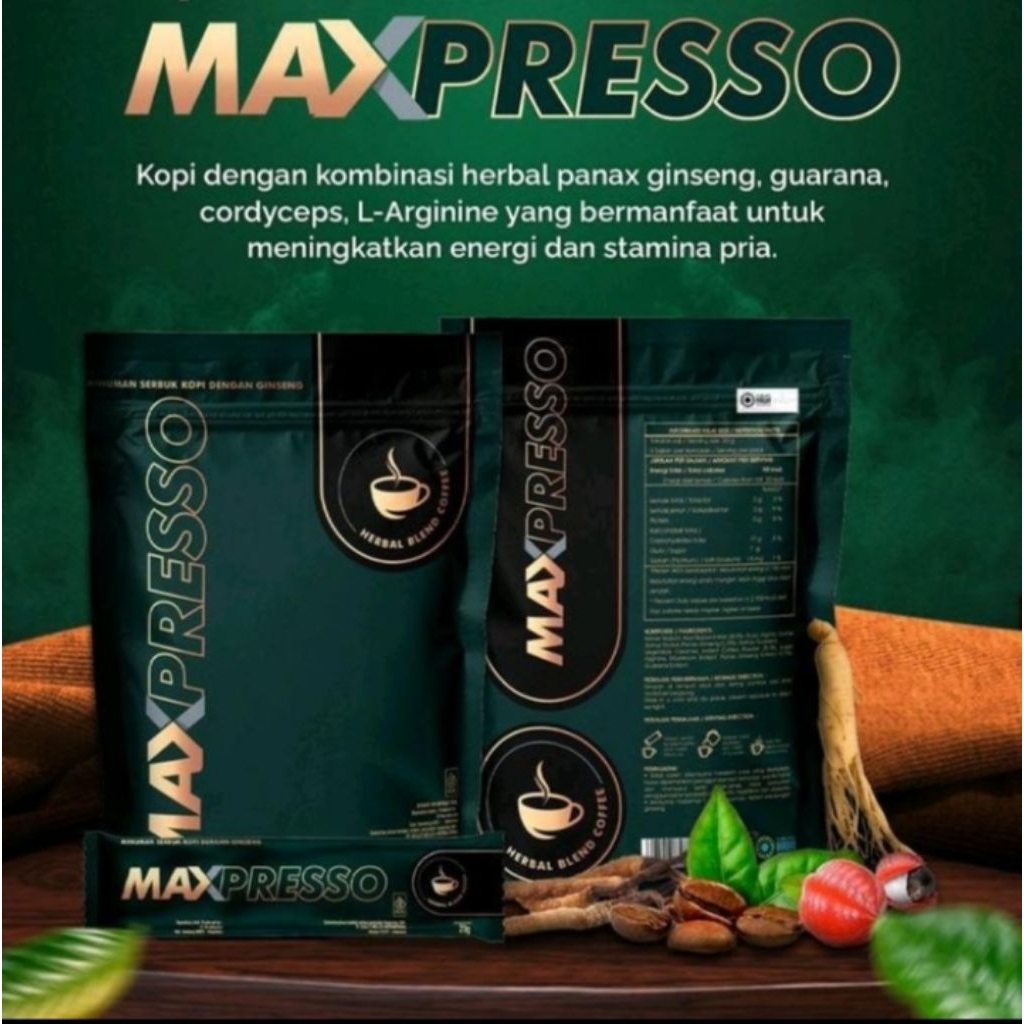 

Kopi Maxpresso HWI 1 Box Isi 5-Sachet Asli Original