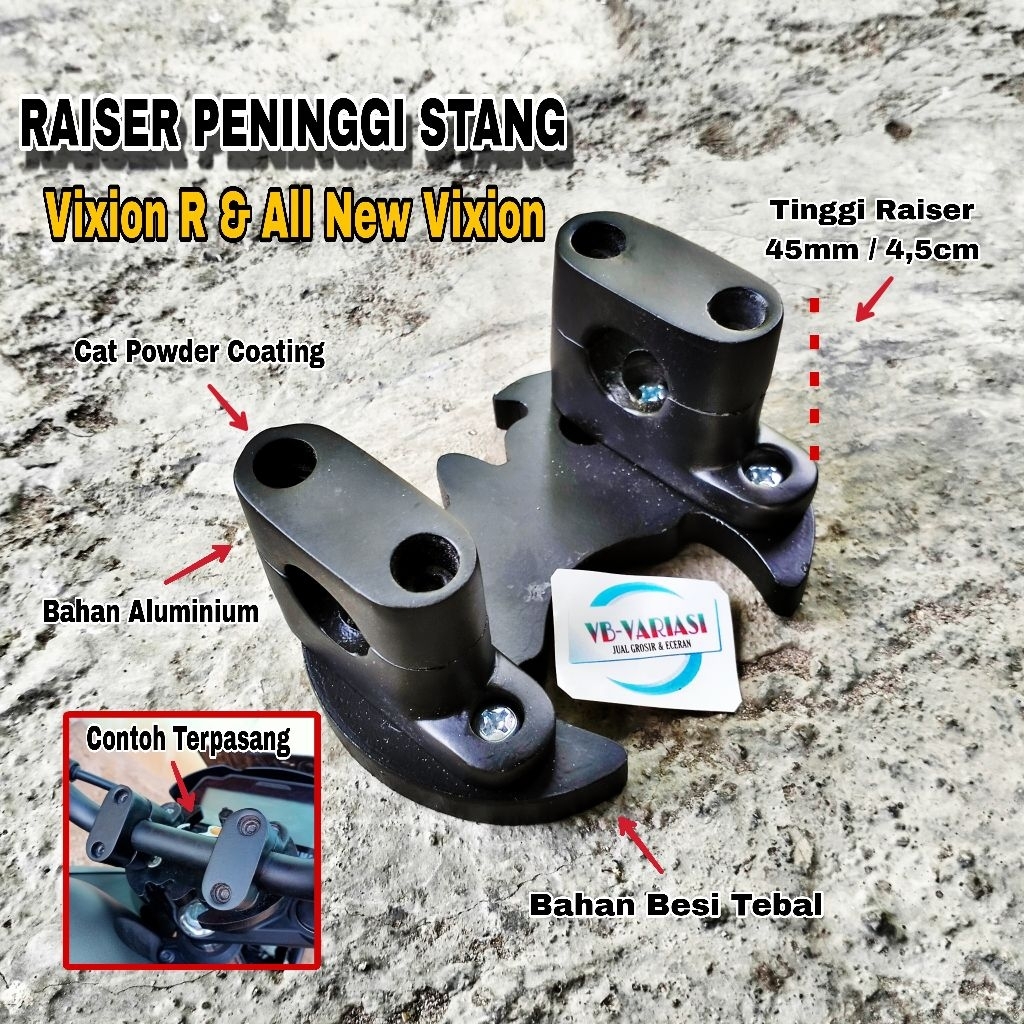 Raiser Peninggi Stang Vixion R Raiser Reser Setang All New Vixion R 2017