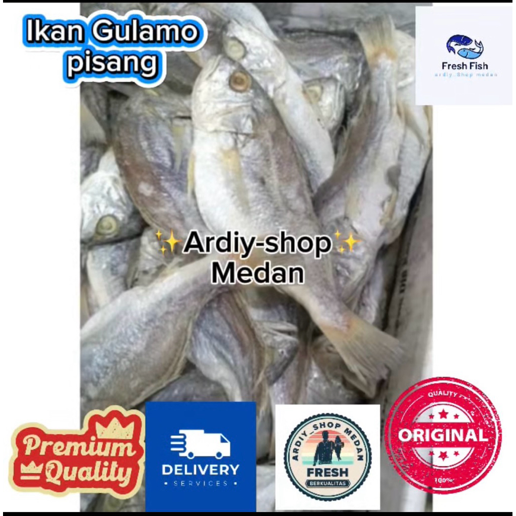 

ikan asin gulamo pisang super enak khas Sumatra utara