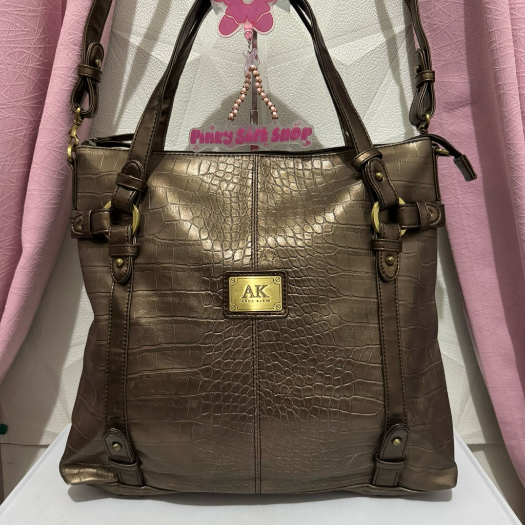 tas sling bag anne klein. tote anne klein. tas warna brown