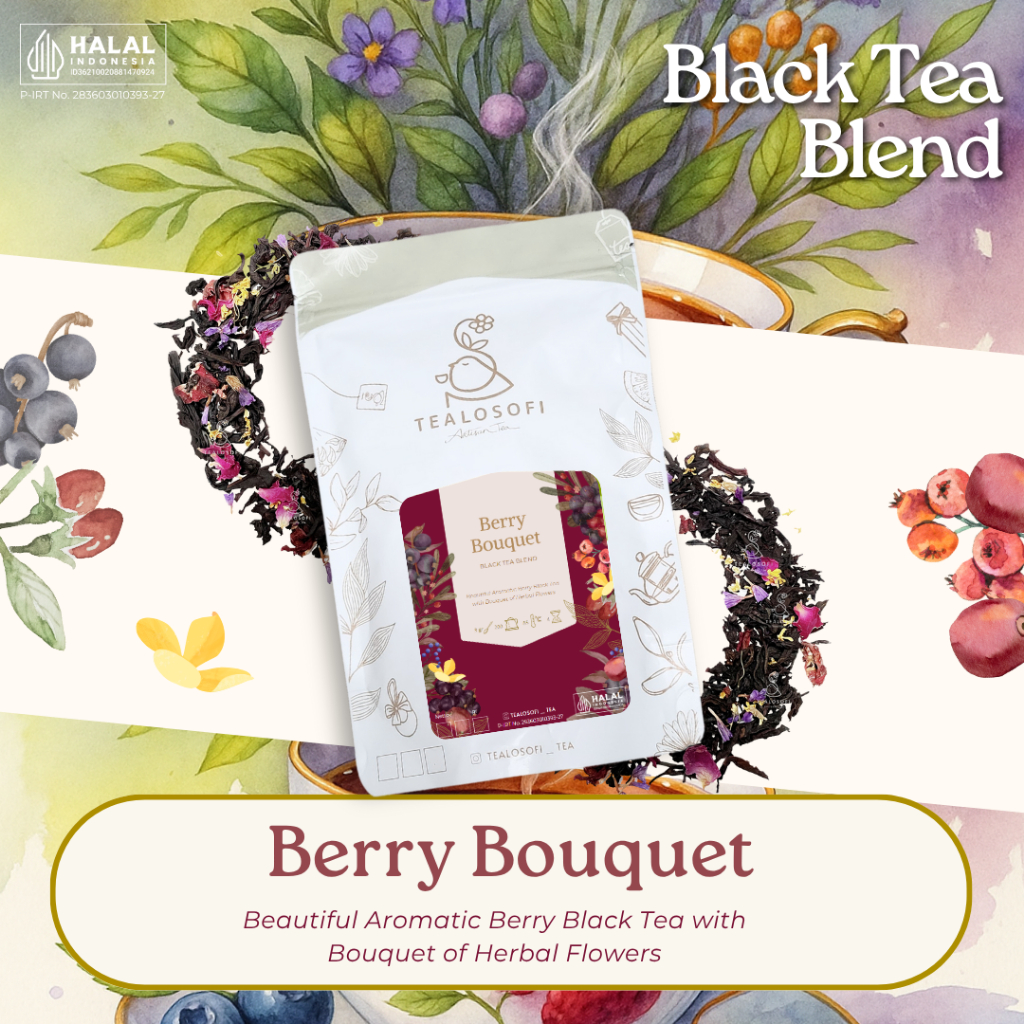 

Berry Bouquet Black Tea Blend - Tealosofi Tea Artisan Tea