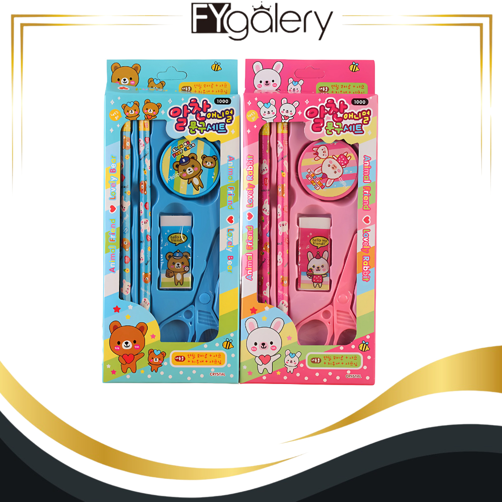 

FYgalery 2014 Alat Tulis Set Lengkap 5 In 1 Motif Karakter Lucu Y1702