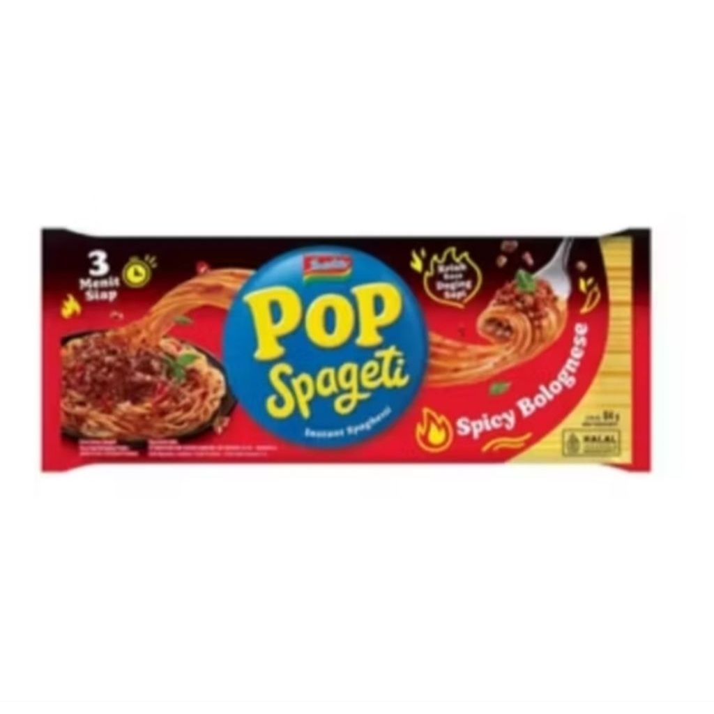

POP Spageti Spicy Boloqnese 84g