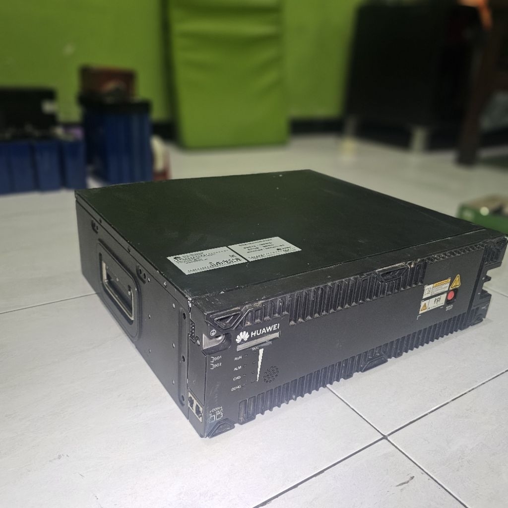 Box Bekasan Baterai Lifepo4 Huawei sirip tepi 48v 100ah (Box +BMS bagus Normal)