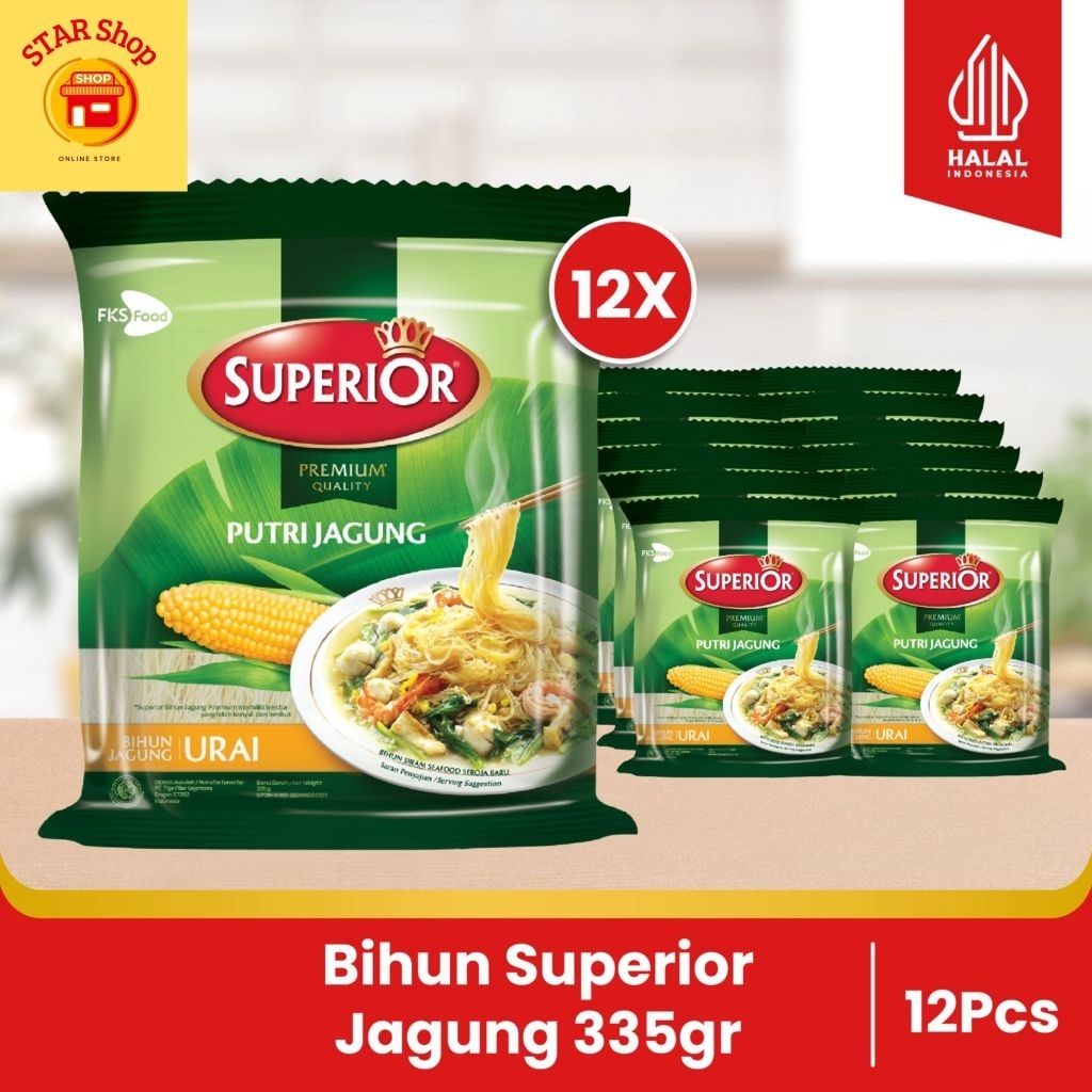 

Paket Bundling - Bihun Superior - Jagung - 12 Keping - 12pcs