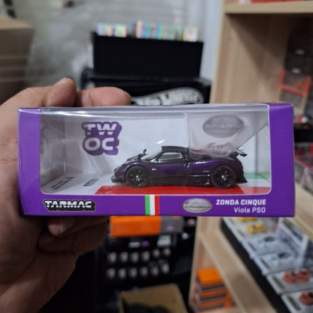 Tarmac Skala 64 Pagani Zonda Cinque Viola PSO TWOC Edition