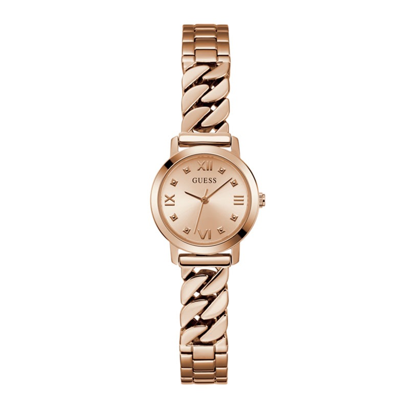 JAM TANGAN WANITA GUESS CHIME ORIGINAL GUESS GW0867L3 0867 GUESS GW0867 STAINLESS STEEL ROSE GOLD JA