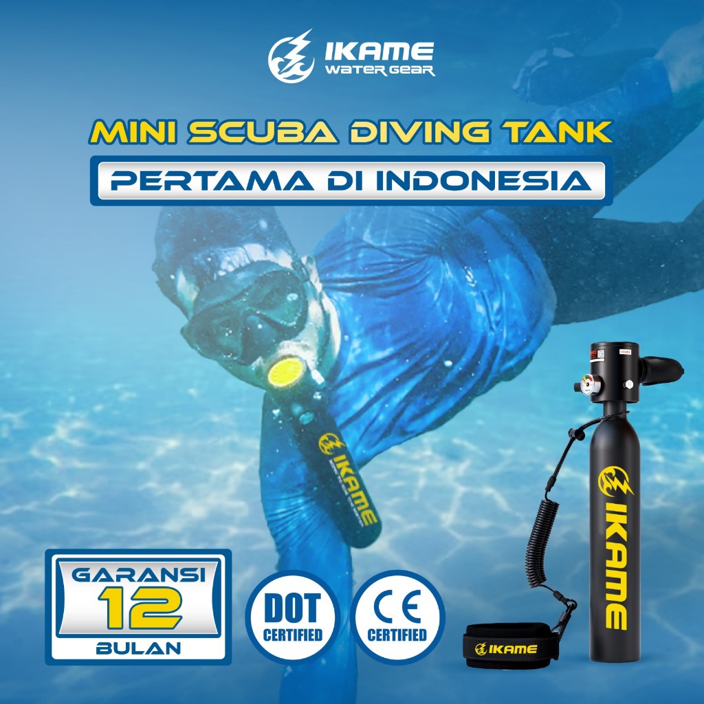 Mini Scuba Diving Tank IKAME - Tabung Selam Oksigen Mini Portable
