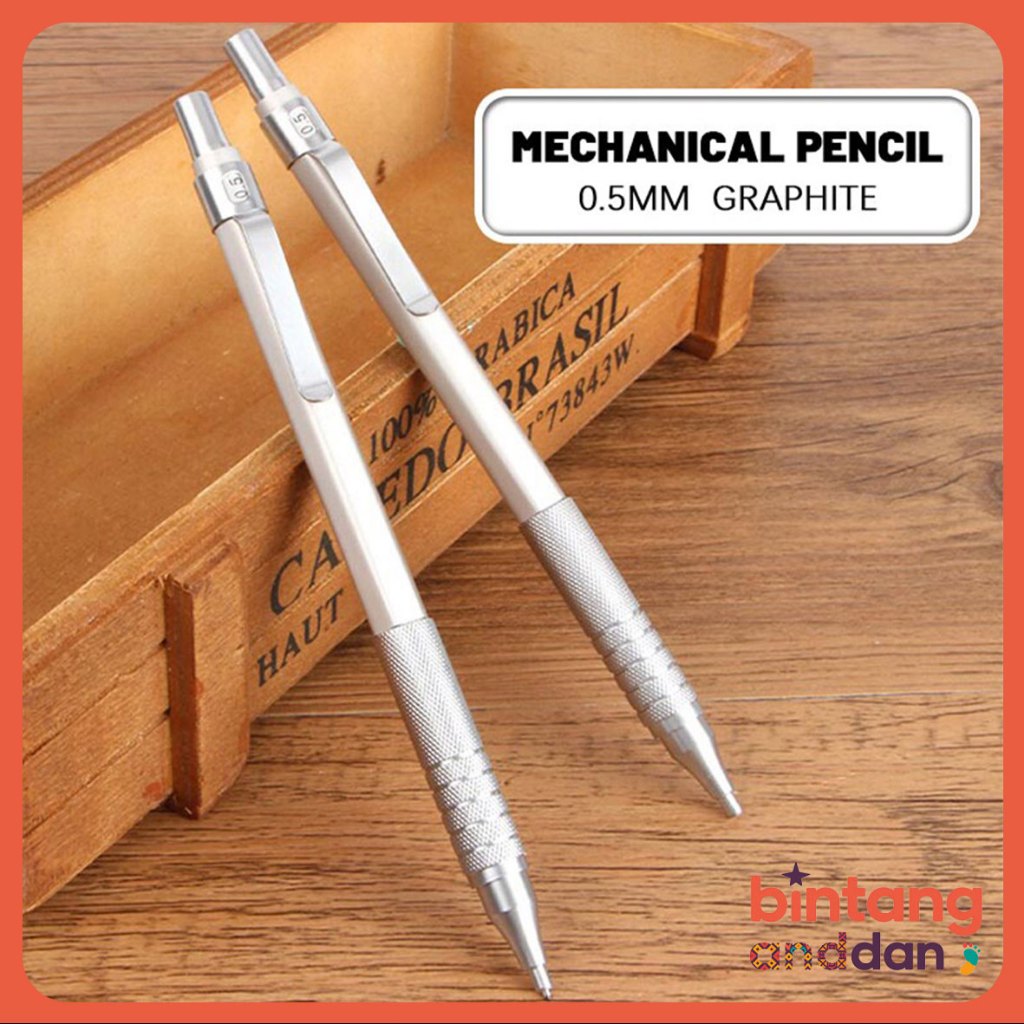

0.5 mm Pensil Mekanik Metal Mechanical Drafting Pencil dengan Pusat Gravitasi Pensil Mekanik pentel Pencil Rendah Untuk Sekolah / Kantor