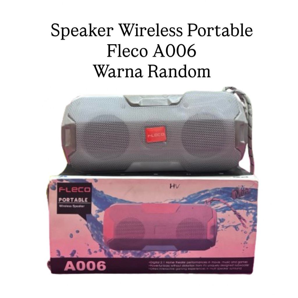 Speaker Wireless Portable Fleco A006/Jual Speaker Wireless Murah Fleco