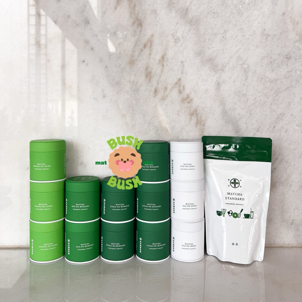 

READY STOCK - Nakamura Tokichi | Fuji No Shiro | Sho No Mukashi | Jingai No Shiro | Hiroha No Shiro | Ceremonial Matcha | Japan Matcha | Pure Matcha