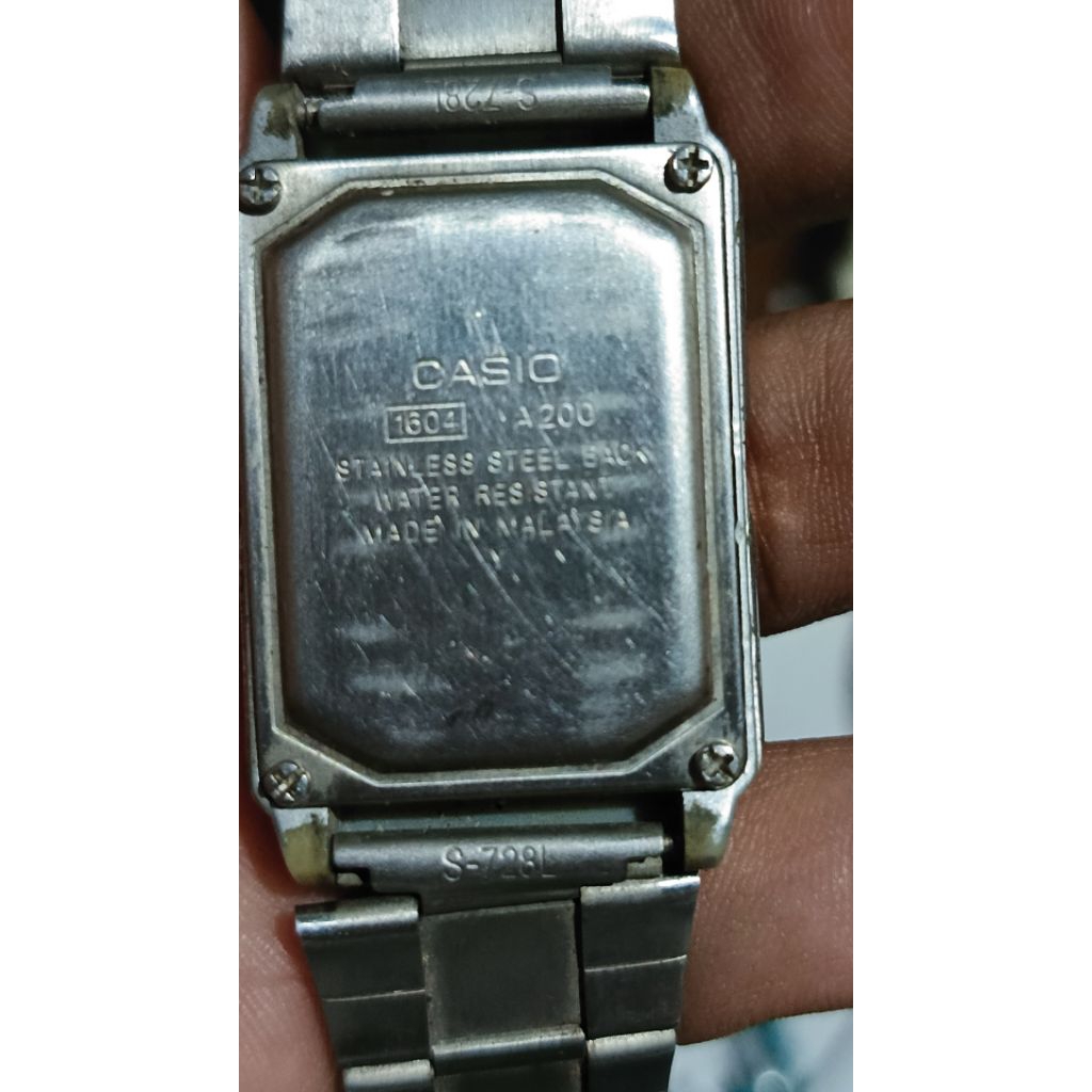 

Jam Casio A 200 Pre loved bahan