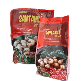 SANTANILL 57WP FUNGISIDA SIMOKSANIL KLOROTALONIL 1 KG