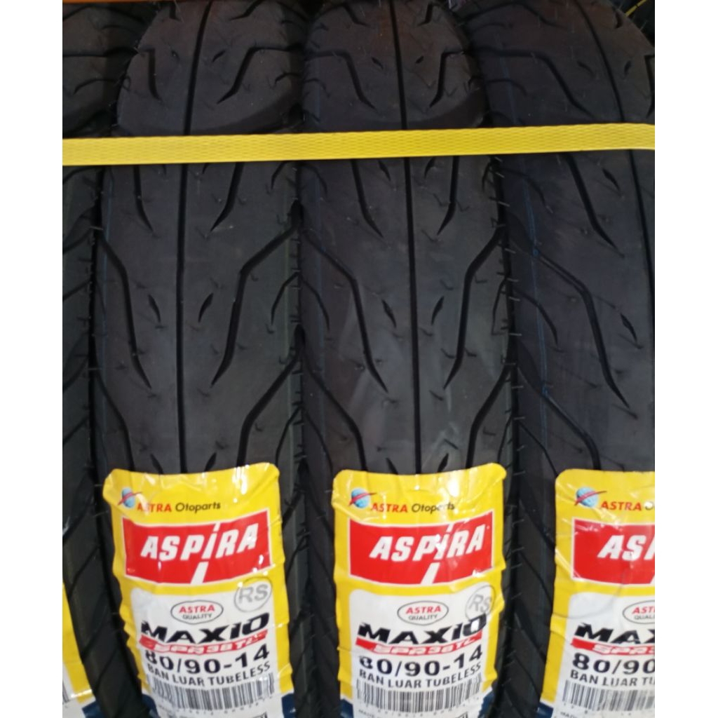 BAN LUAR Ring 14 - 80/90 TUBLLESS RODA BELAKANG MOTOR YAMAHA MIO J MIO SOUL MIO SMILE MIO ORIGINAL A