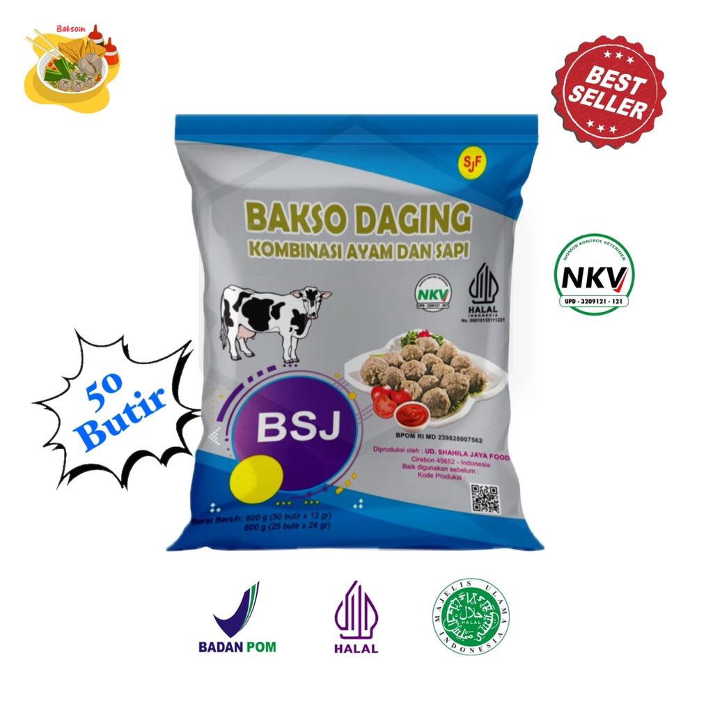 

Bakso BSJ Kombinasi Daging Ayam & Sapi | Bakso Shahila BSJ