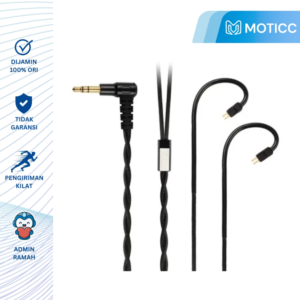 NICEHCK 5N Silver Plated OFC HIFI Earphone Upgrade Cable TANGZU WanEr