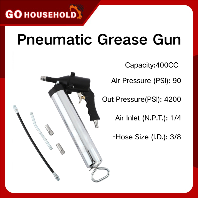 Stainless steels air Grease Gun Professional Pneumatic/electric grease gun gun pompa gemuk Lubricato
