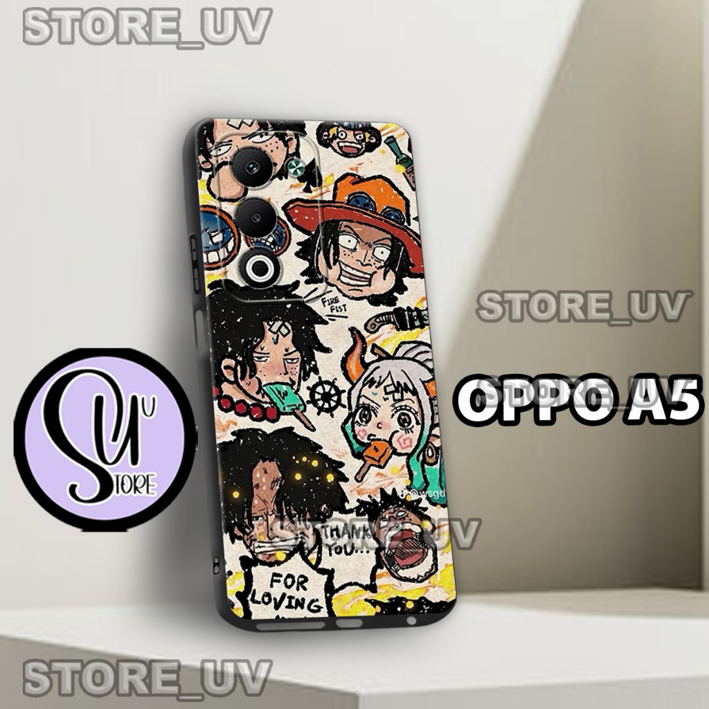S8 Case OPPO A5 - Motif ANIME - Casing Lucu - Softcase Keren - Bahan Karet Lentur - store uv