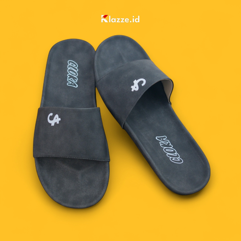 Sandal Distro Santai Pria Ukuran 47 48 49 50 Sendal Cowok Jumbo Slippers Big Size - Cloka Gamma