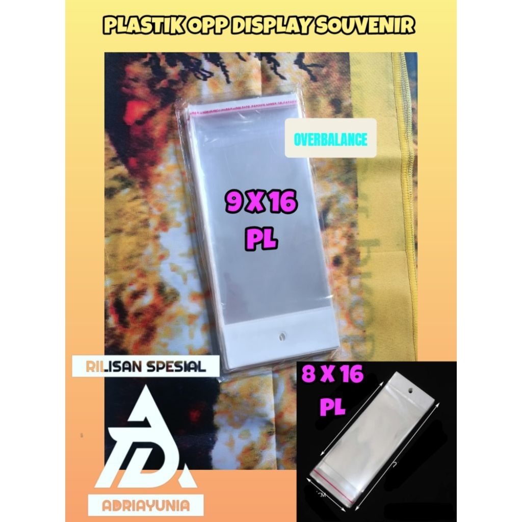 Plastik Opp 8x16 9x16 Souvenir - Plastik Opp 8 x 16 / 9 x 16 Aksesoris