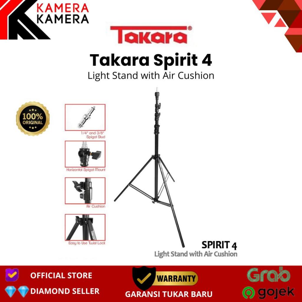 Takara Spirit 4 Lightstand With Air Cushion / Stand Lampu LED Studio