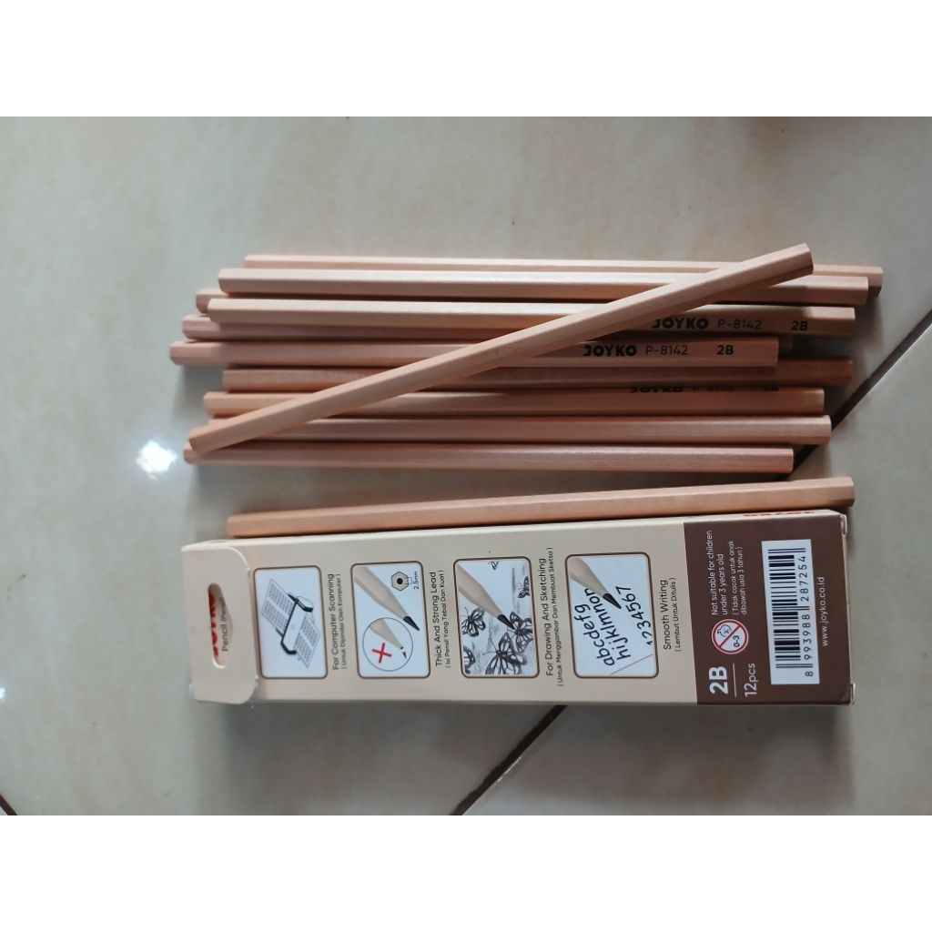 

Ready Harga Termurah Pensil Joyko Natural Wood 1 pack isi 12 pcs Perlengkapan sekolah [cuci gudang]