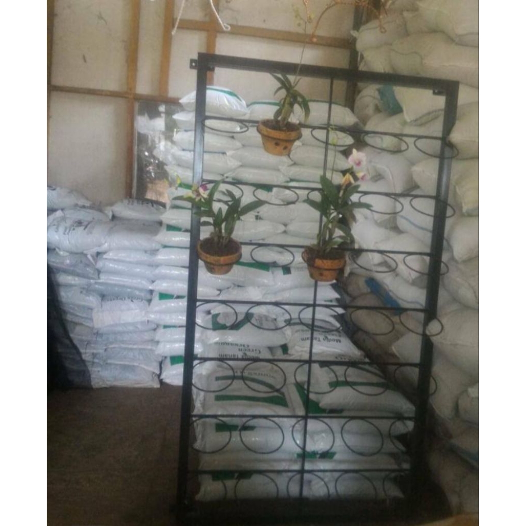 paket rak dinding+pot vertical garden termurah